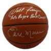 Walt Frazier & Earl Monroe Autographed Knicks/Bullets Basketball PSA 22187