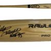 Mike Schmidt Autographed Philadelphia Phillies Rawlins Blonde Bat HOF FAN 22190