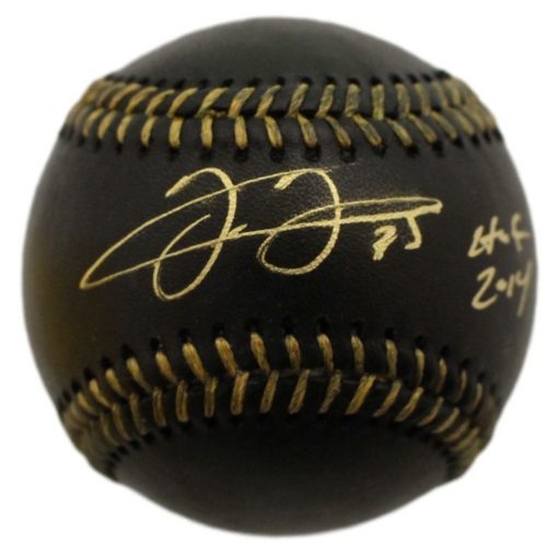 Frank Thomas Autographed Chicago White Sox OML Black Baseball HOF JSA 22238