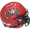 Randall Cunningham Autographed UNLV Rebels Red Schutt Mini Helmet JSA 22279