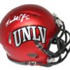Randall Cunningham Autographed UNLV Rebels Red Riddell Mini Helmet JSA 22281