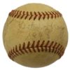 Pete Gray Autographed/Signed St. Louis Browns Spalding Baseball 22295