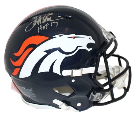 Terrell Davis Autographed Denver Broncos Speed Proline Helmet HOF RAD 22299