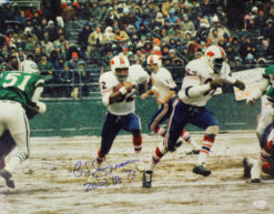 O.J. Simpson Autographed Buffalo Bills 16x20 Photo 2003 YDs 1973 JSA 22302