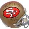 Dwight Clark Signed San Francisco 49ers Replica Helmet The Catch Schwartz 22313