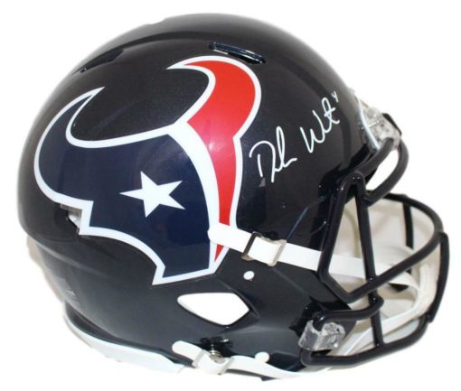 Deshaun Watson Autographed Houston Texans Speed Proline Helmet JSA 22316