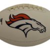 Courtland Sutton Autographed/Signed Denver Broncos Logo Football JSA 22334