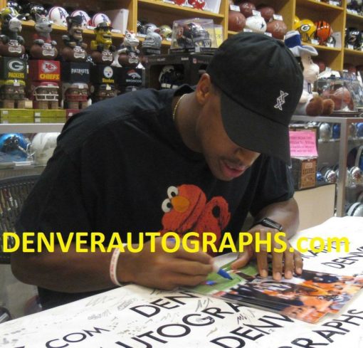 Courtland Sutton Autographed/Signed Denver Broncos 8x10 Photo JSA 22337