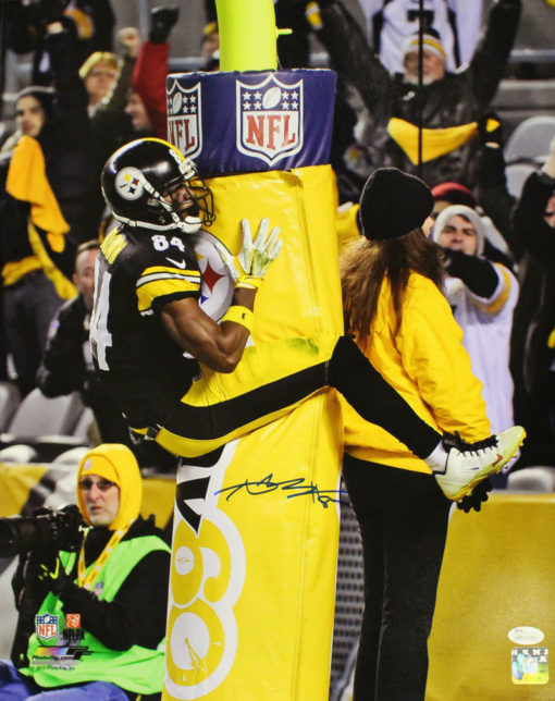 Antonio Brown Autographed/Signed Pittsburgh Steelers 16x20 Photo JSA 22345