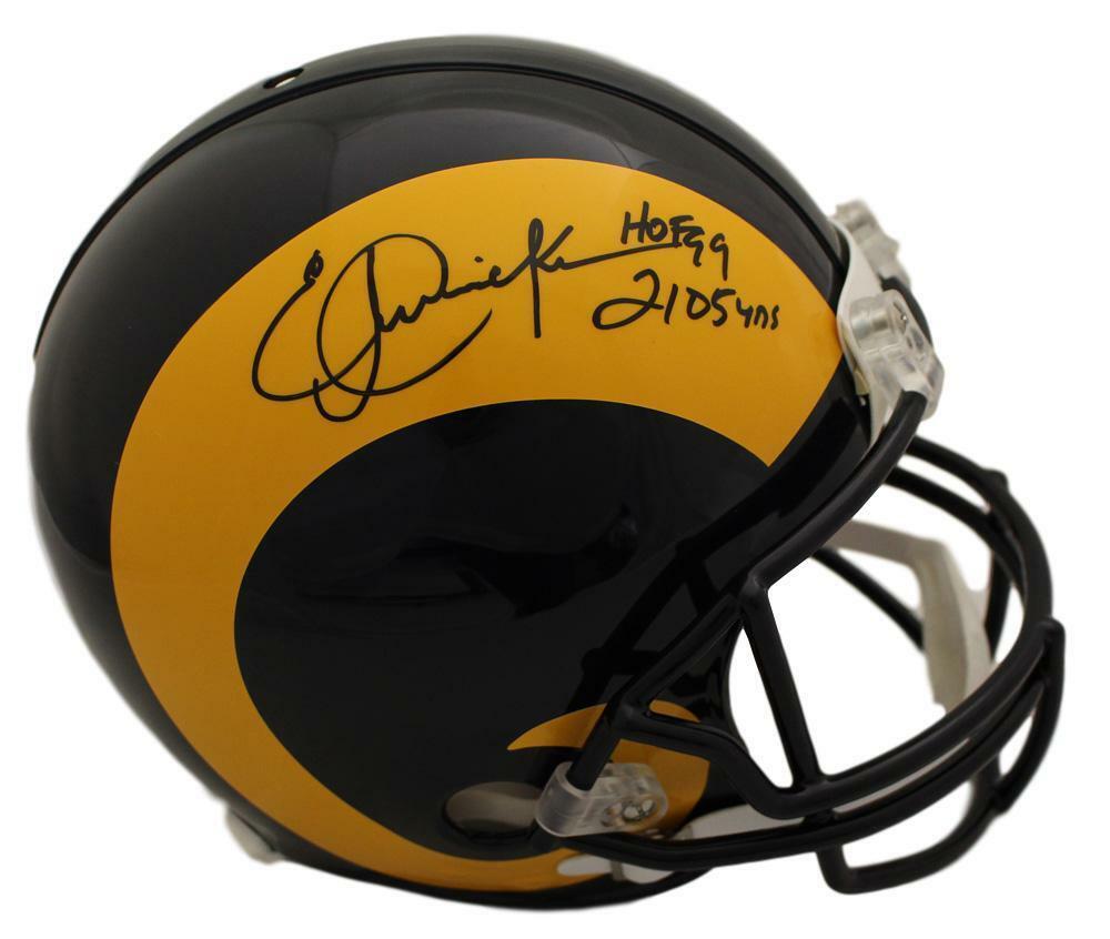eric dickerson autographed helmet