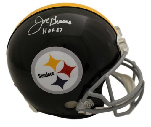 Joe Greene Autographed Pittsburgh Steelers TB Proline Helmet HOF JSA 22362
