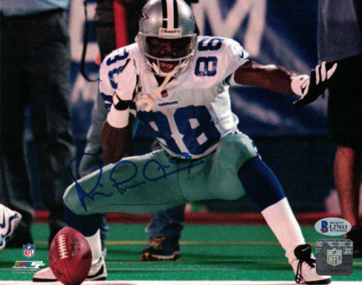 Michael Irvin Autographed/Signed Dallas Cowboys 8x10 Photo BAS 22365 PF