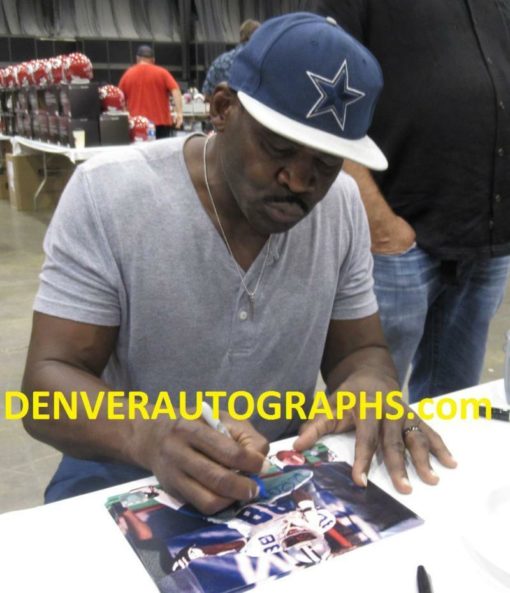 Michael Irvin Autographed/Signed Dallas Cowboys 8x10 Photo BAS 22365 PF