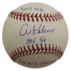 Al Kaline Autographed/Signed Detroit Tigers OML Baseball 3 Insc JSA 22366