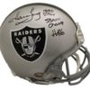 Howie Long Autographed Oakland Raiders Proline Helmet 3 Insc BAS 22368