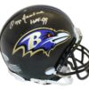 Ozzie Newsome Autographed/Signed Baltimore Ravens Mini Helmet HOF BAS 22372