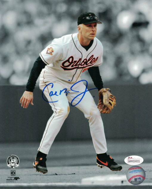 Cal Ripken Jr Autographed/Signed Baltimore Orioles 8x10 Photo JSA 22375