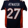 Steve Atwater Autographed/Signed Denver Broncos Blue XL Jersey JSA 22401