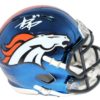 Steve Atwater Autographed/Signed Denver Broncos Chrome Mini Helmet JSA 22405