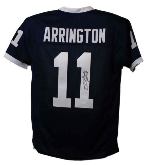 Lavar Arrington Autographed/Signed Penn State XL Blue Jersey JSA 22431