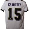 Michael Crabtree Autographed/Signed Baltimore Ravens XL White Jersey JSA 22436