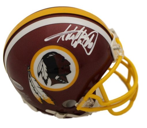Adrian Peterson Autographed/Signed Washington Redskins Mini Helmet BAS 22457