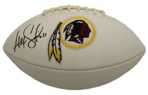 Alex Smith Autographed/Signed Washington Redskins Logo Football BAS 22463