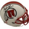 Alex Smith Autographed/Signed Utah Utes White Mini Helmet BAS 22466