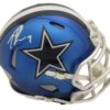 Tony Romo Autographed/Signed Dallas Cowboys Blaze Mini Helmet BAS 22478