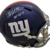 Michael Strahan Signed New York Giants Speed Proline Helmet HOF JSA 22496