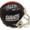 Michael Strahan Autographed/Signed New York Giants TB Mini Helmet HOF JSA 22498