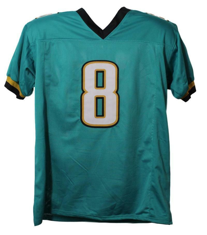 Mark Brunell Autographed Signed Jacksonville Jaguars XL Teal