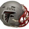 Julio Jones Autographed/Signed Atlanta Falcons Blaze Mini Helmet JSA 22536