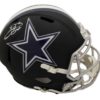 Emmitt Smith Autographed Dallas Cowboys Riddell Black Replica Helmet BAS 22562