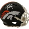 John Elway Autographed/Signed Denver Broncos Black Mini Helmet JSA 22573