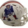 Sony Michel Signed New England Patriots Speed White Proline Helmet BAS 22634