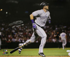 Trevor Story Autographed Colorado Rockies 16x20 Photo 1st Career HR JSA 22653 PF