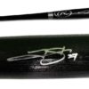 Trevor Story Autographed/Signed Colorado Rockies Rawlings Black Bat JSA 22658