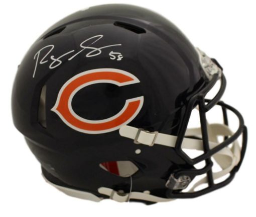 Roquan Smith Autographed/Signed Chicago Bears Speed Proline Helmet BAS 22659