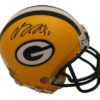 Davante Adams Autographed/Signed Green Bay Packers Mini Helmet JSA 22701