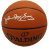 Julius Dr J Erving Autographed Philadelphia 76ers Spalding Basketball BAS 22703