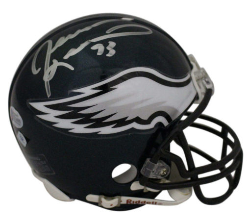 Jevon Kearse Autographed/Signed Philadelphia Eagles Mini Helmet BAS 22720