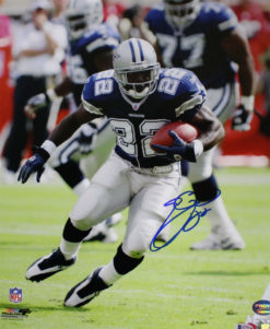 Emmitt Smith Autographed/Signed Dallas Cowboys 16x20 Photo BAS 22723