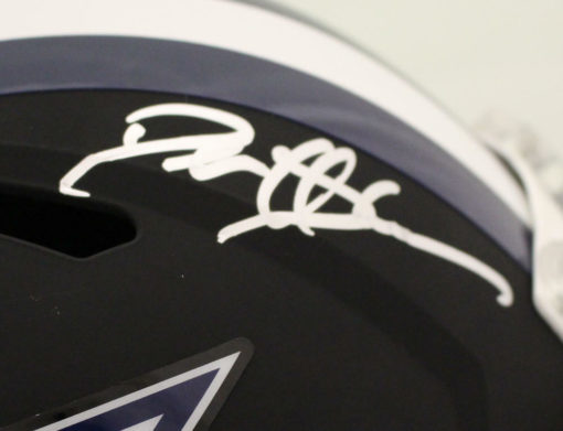 Deion Sanders Autographed/Signed Dallas Cowboys Replica Black Helmet BAS 22730