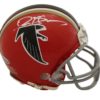 Deion Sanders Autographed/Signed Atlanta Falcons Riddell Mini Helmet BAS 22736
