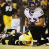 Ray Lewis Autographed/Signed Baltimore Ravens 16x20 Photo BAS 22756 PF