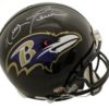 Ray Lewis Autographed/Signed Baltimore Ravens Authentic Helmet BAS 22763