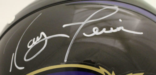 Ray Lewis Autographed/Signed Baltimore Ravens Authentic Helmet BAS 22763