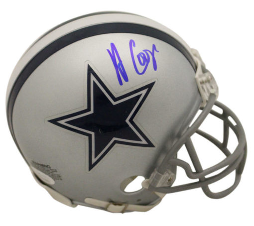 Amari Cooper Autographed/Signed Dallas Cowboys Riddell Mini Helmet JSA  22780