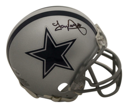 Tony Dorsett Autographed/Signed Dallas Cowboys Mini Helmet BAS 22791